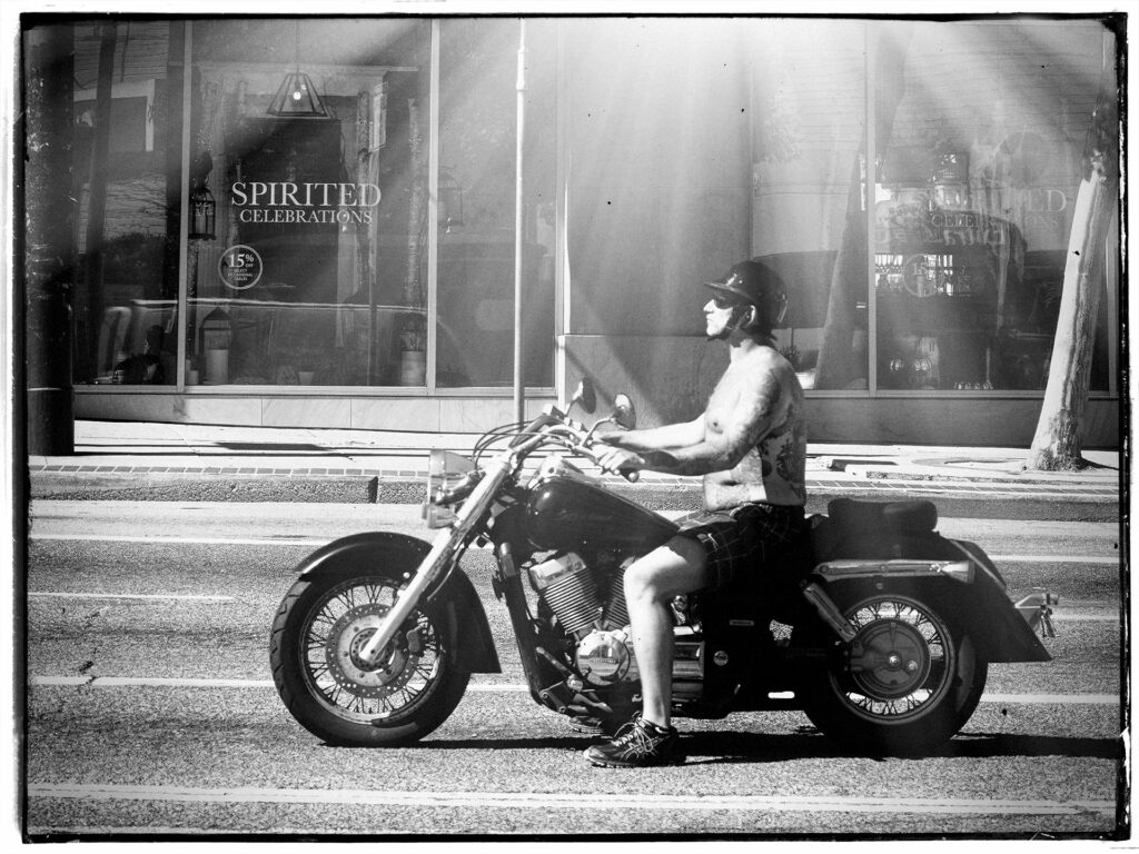 Motorradfahrer San Francisco